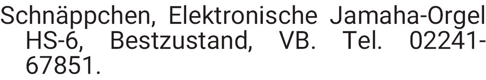 Vorschaubild der Anzeige, (Id: 2024223)