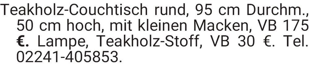 Vorschaubild der Anzeige, (Id: 2024234)