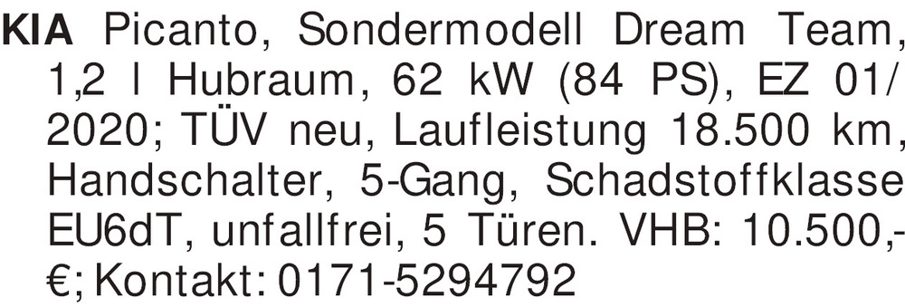 Vorschaubild der Anzeige, (Id: 2025082)