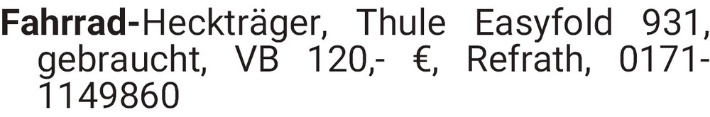 Vorschaubild der Anzeige, (Id: 2024265)