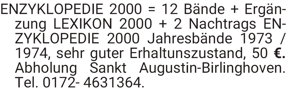 Vorschaubild der Anzeige, (Id: 2043394)