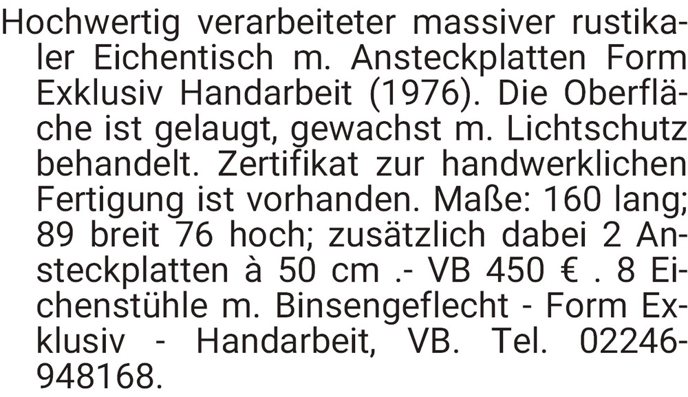 Vorschaubild der Anzeige, (Id: 2043396)