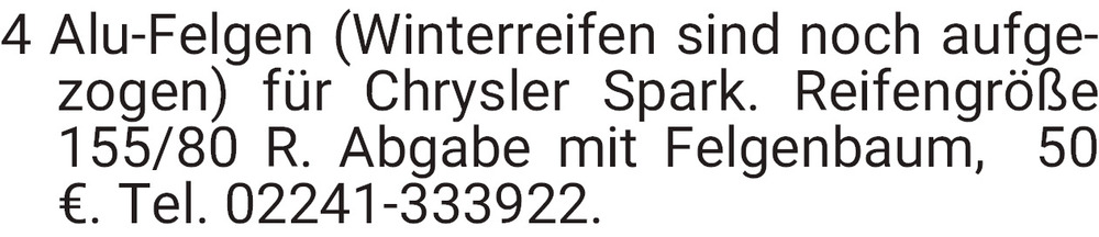 Vorschaubild der Anzeige, (Id: 2034284)