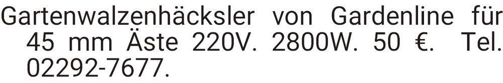 Vorschaubild der Anzeige, (Id: 2034286)