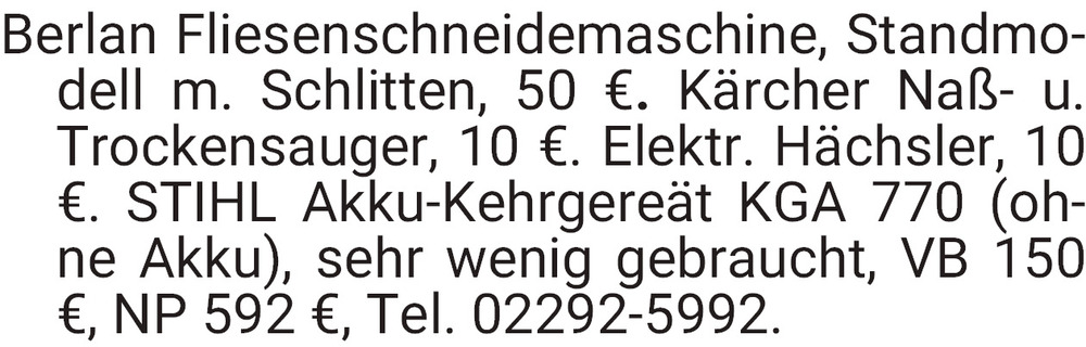 Vorschaubild der Anzeige, (Id: 2034299)