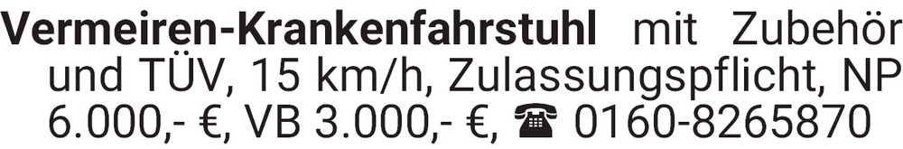 Vorschaubild der Anzeige, (Id: 2028820)