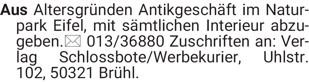 Vorschaubild der Anzeige, (Id: 2032136)