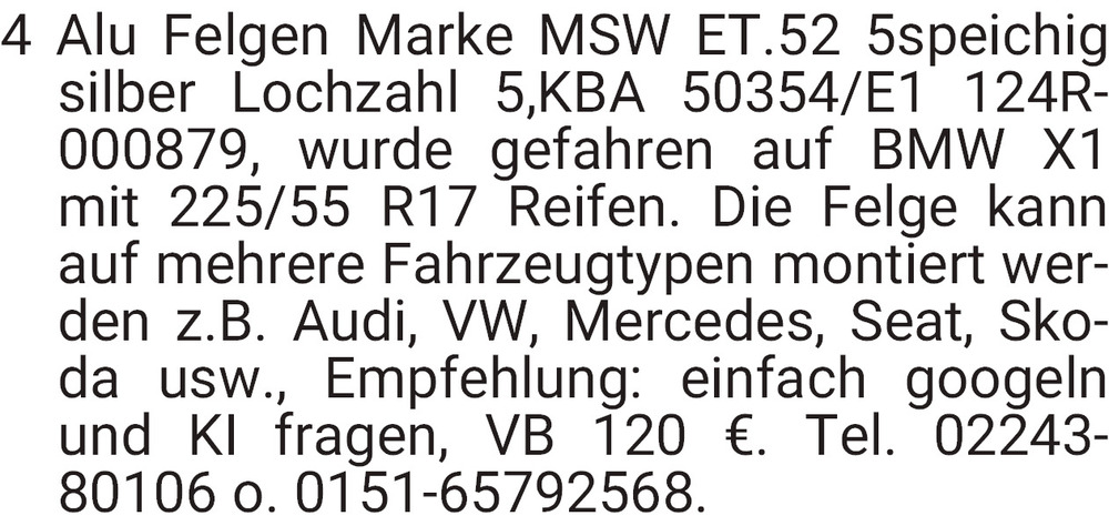 Vorschaubild der Anzeige, (Id: 2034310)