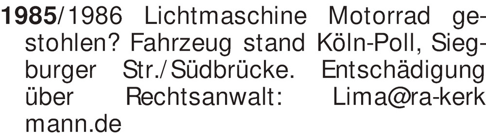 Vorschaubild der Anzeige, (Id: 2031431)