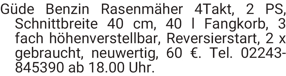 Vorschaubild der Anzeige, (Id: 2034318)