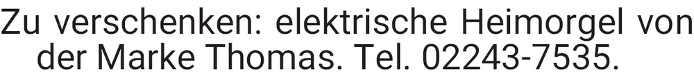Vorschaubild der Anzeige, (Id: 2043413)