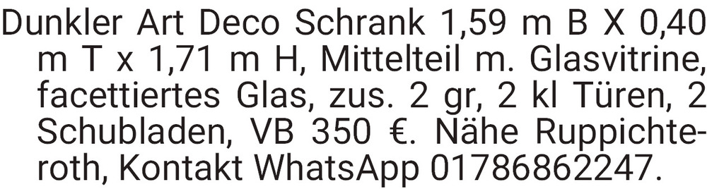 Vorschaubild der Anzeige, (Id: 2043420)