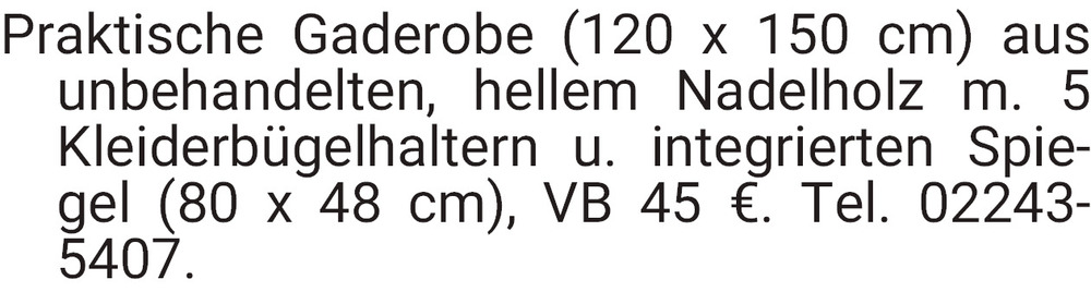 Vorschaubild der Anzeige, (Id: 2043423)