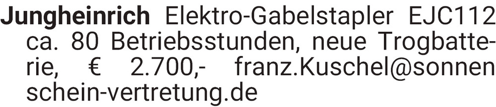 Vorschaubild der Anzeige, (Id: 2043439)