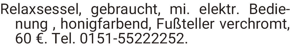 Vorschaubild der Anzeige, (Id: 2043445)