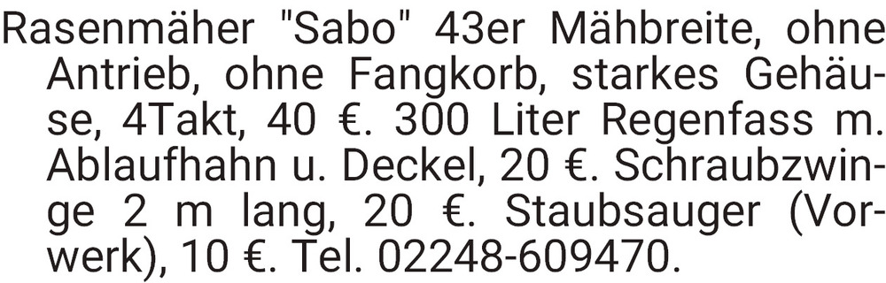 Vorschaubild der Anzeige, (Id: 2043446)