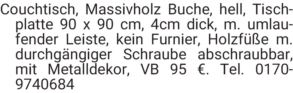 Vorschaubild der Anzeige, (Id: 2054890)