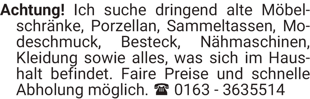 Vorschaubild der Anzeige, (Id: 2043476)
