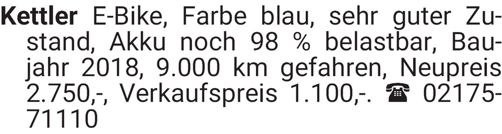 Vorschaubild der Anzeige, (Id: 2051590)