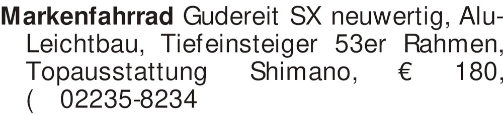 Vorschaubild der Anzeige, (Id: 2051599)