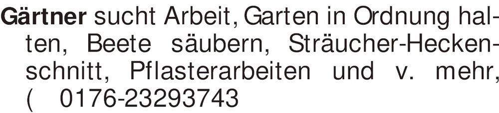 Vorschaubild der Anzeige, (Id: 2060776)