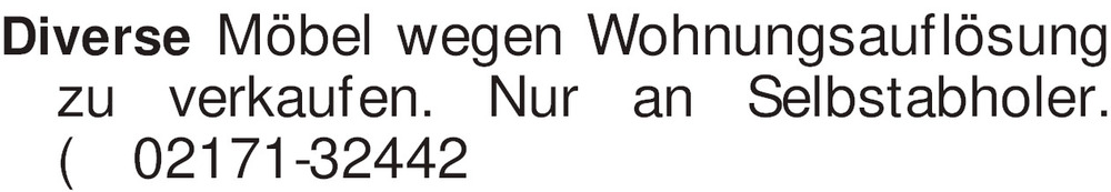 Vorschaubild der Anzeige, (Id: 2055872)
