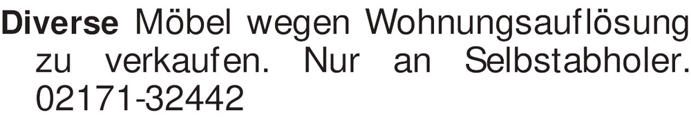 Vorschaubild der Anzeige, (Id: 2059236)