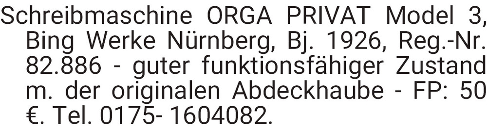 Vorschaubild der Anzeige, (Id: 2062299)