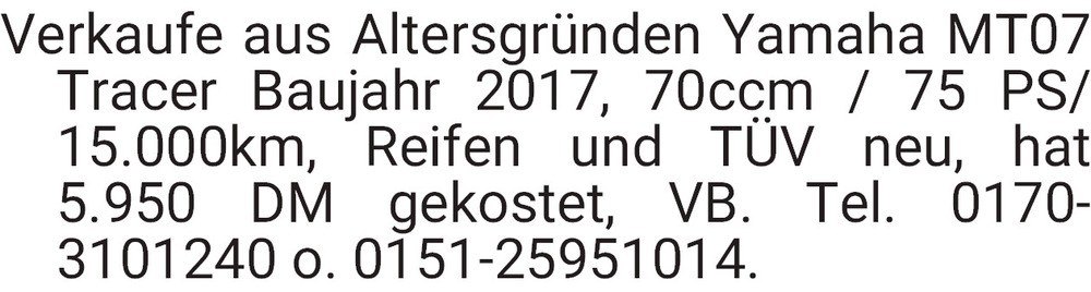 Vorschaubild der Anzeige, (Id: 2062301)