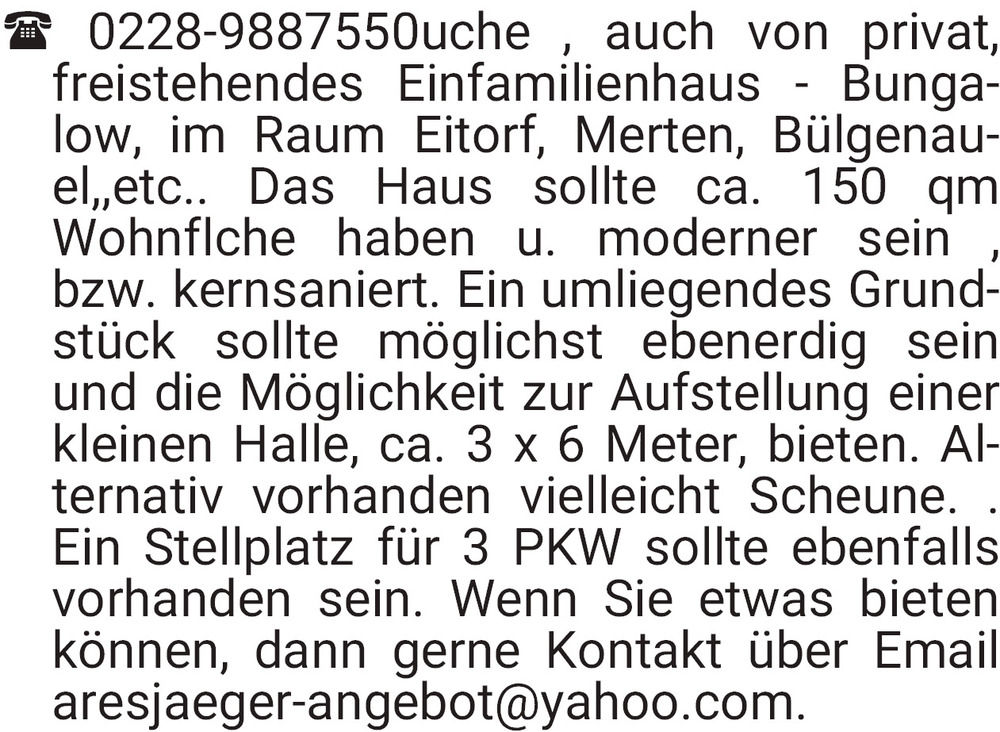 Vorschaubild der Anzeige, (Id: 2062303)