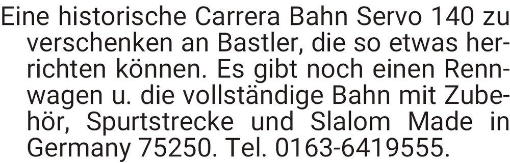 Vorschaubild der Anzeige, (Id: 2062307)