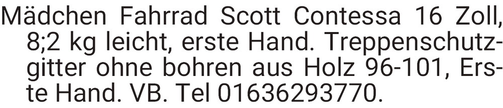 Vorschaubild der Anzeige, (Id: 2062309)