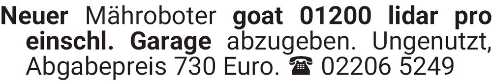 Vorschaubild der Anzeige, (Id: 2060805)
