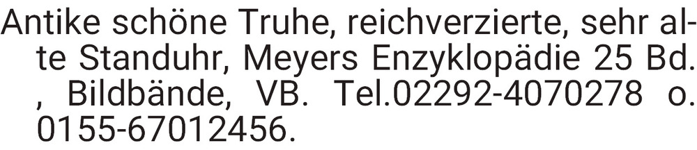 Vorschaubild der Anzeige, (Id: 2062323)