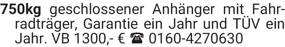 Vorschaubild der Anzeige, (Id: 2063903)