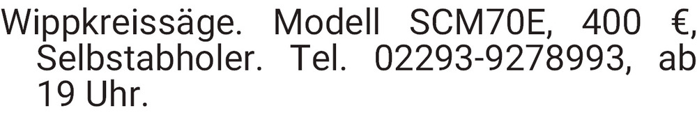 Vorschaubild der Anzeige, (Id: 2069298)