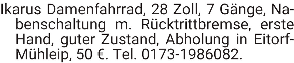 Vorschaubild der Anzeige, (Id: 2069300)