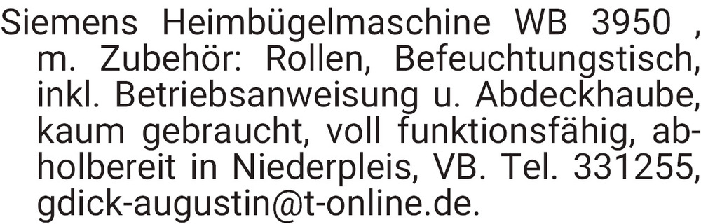 Vorschaubild der Anzeige, (Id: 2069303)