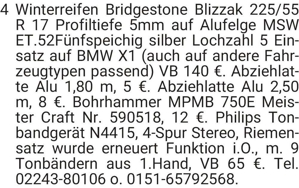 Vorschaubild der Anzeige, (Id: 2069307)